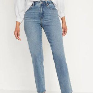 NWT High-Waisted O.G. Loose Jeans for Women Size 8 in Jasmine from Old Navy